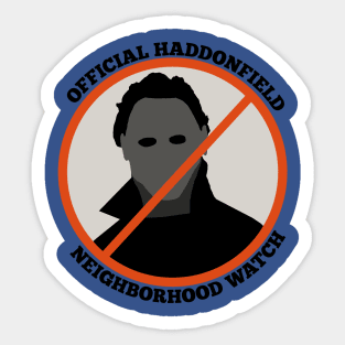 Haddonfield Neighborhood Watch Sticker